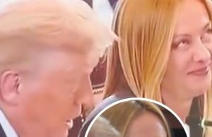 Prime Minister of Italy spotted ‘rolling her eyes’ after laughing at Trump’s joke during meeting