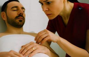 A nurse wanted to steal an expensive ring from a d3ad man, but when she touched his hand, she screamed in horror