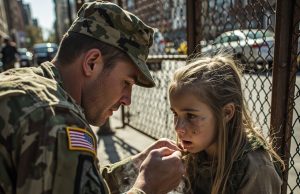 When I came back from deployment, I found my 7-year-old daughter locked in the garage, frail and covered in mosquito bites. “Daddy,” she sobbed, “Mom’s boyfriend said this is where I belong.” I carried her straight to the base medic and made a single call. That night, their house was turned upside down—and Lisa called me, screaming. Fifteen months in combat hadn’t prepared me for this war.