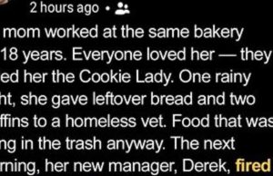 She Was Fired for a Kind Act – Years Later, Life Gave Her the Respect She Deserved