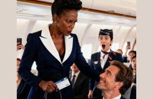 A black female billionaire’s first-class seat was stolen by a white passenger who hurled insults at her and the flight was immediately canceled…