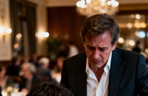 A MILLIONAIRE asks a HOMELESS YOUNG MAN to play the PIANO— when he starts, HE FALLS TO HIS KNEES.