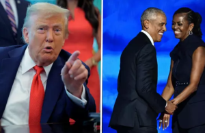 Donald Trump posts ‘racist’ video of Barack and Michelle Obama leaving people disgusted