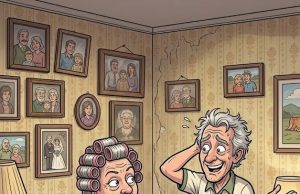 A woman was cleaning …