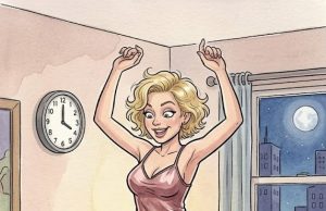 A woman in her late 30s