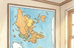 A boy comes back from school disappointed