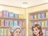 An elderly woman, well into her eighties,