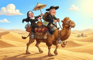 A Nun And A Priest Were Traveling Across The Desert