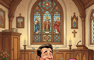 I wanted to get to know the new priest at my church.