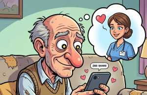 A guy was admitted to the hospital and he fell in love with the nurse.