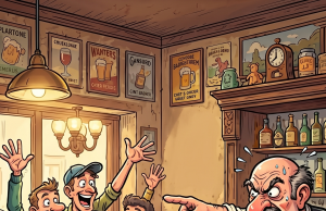 Why Did the Bartender Throw Them Out?