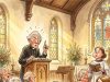 A man went to Church.