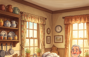A sweet old lady is making lunch for her husband one day…
